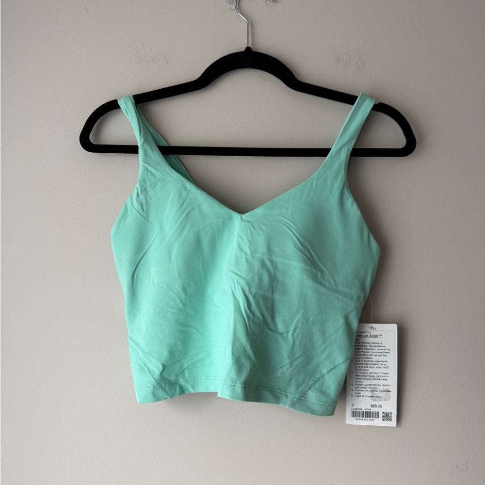 Lululemon Athletica Mint Green Align Tank